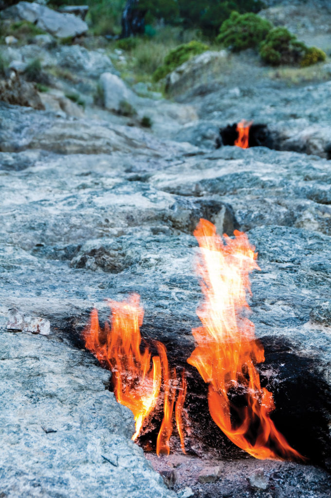 The eternal flames of the Chimaera.