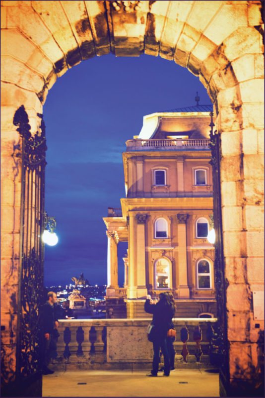 One of the many gates of the mighty Buda Castle