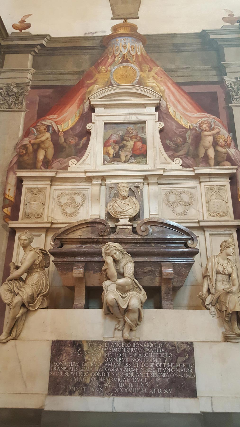 Church of Santa Croce, where Michelangelo is buried