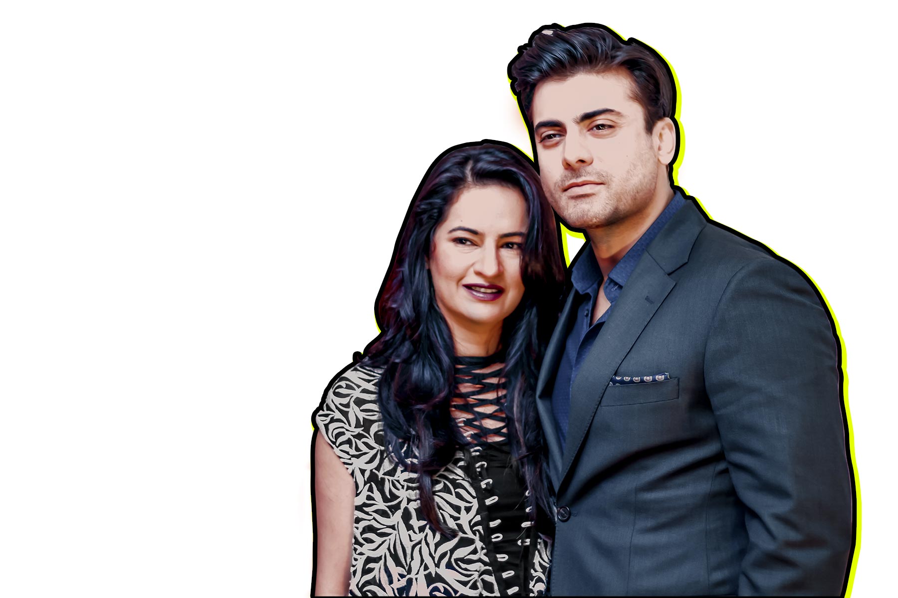 Sadaf Fawad and Fawad Khan