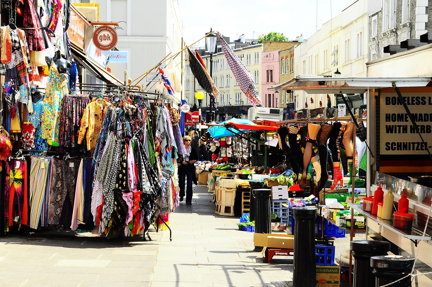 antiques at Portobello Market.
